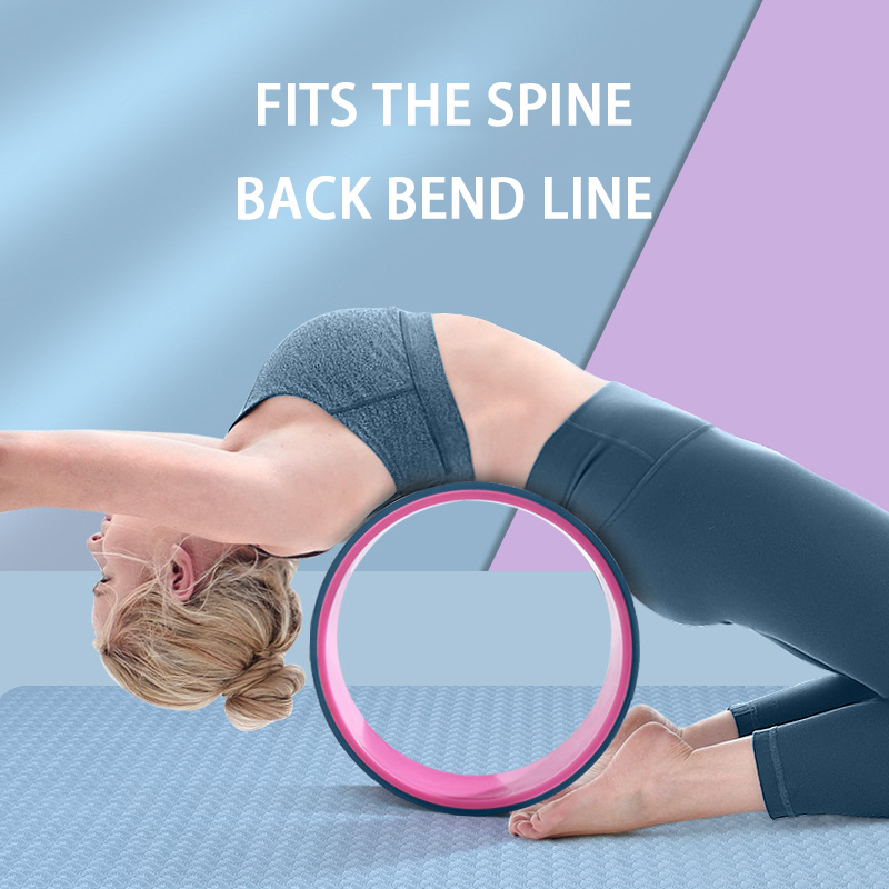Yoga Wheel Open Back Genuine Pilates Circle Dharma Wheel Backbend Fitness Equipment Yoga Supplies Yoga Wheel Assist