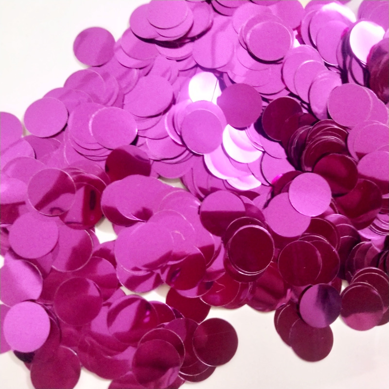 Confettis ronds étoile or Rose 100g, 1.5cm, feuille de paillettes, pour anniversaire, mariage, réception pour bébé, décor de fête: kaki foncé