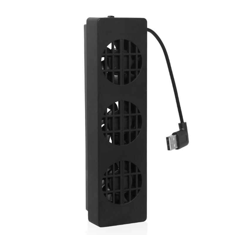 XINYUANSHUNTONG, DC 5V, 3 ventiladores, súper enfriador de ventilador de refrigeración USB externo para consola de interruptores Nintendo