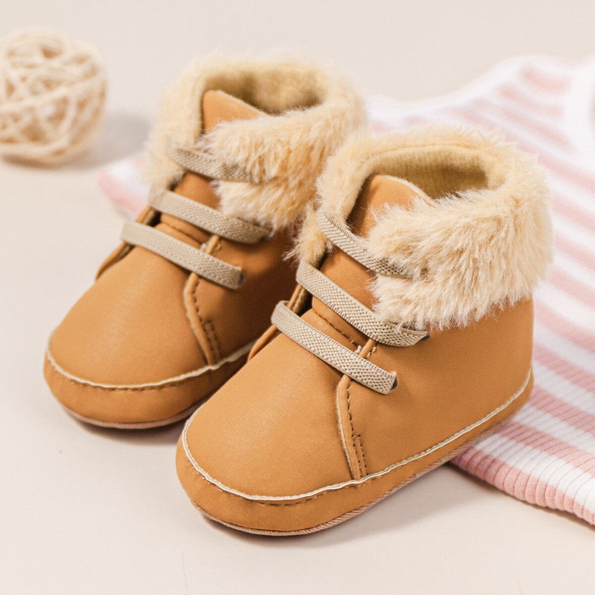 KIDSUN Winter Neue Baby Booties Junge Mädchen Stiefel Baumwolle Weiche-Sohle Nicht-Unterhose Warme Kleinkind Erste Wanderer Kleinkind Krippe Schuhe