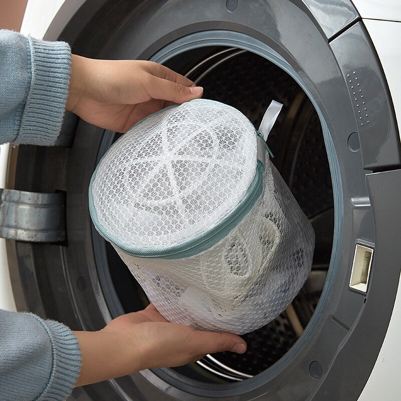 7 Sizes Laundry Bags for Washing Machine Travel Portable Neatening Organizer Folding Dirty Laundry Bag Underwear Bra Washing Bag: Bra bag 15-16cm
