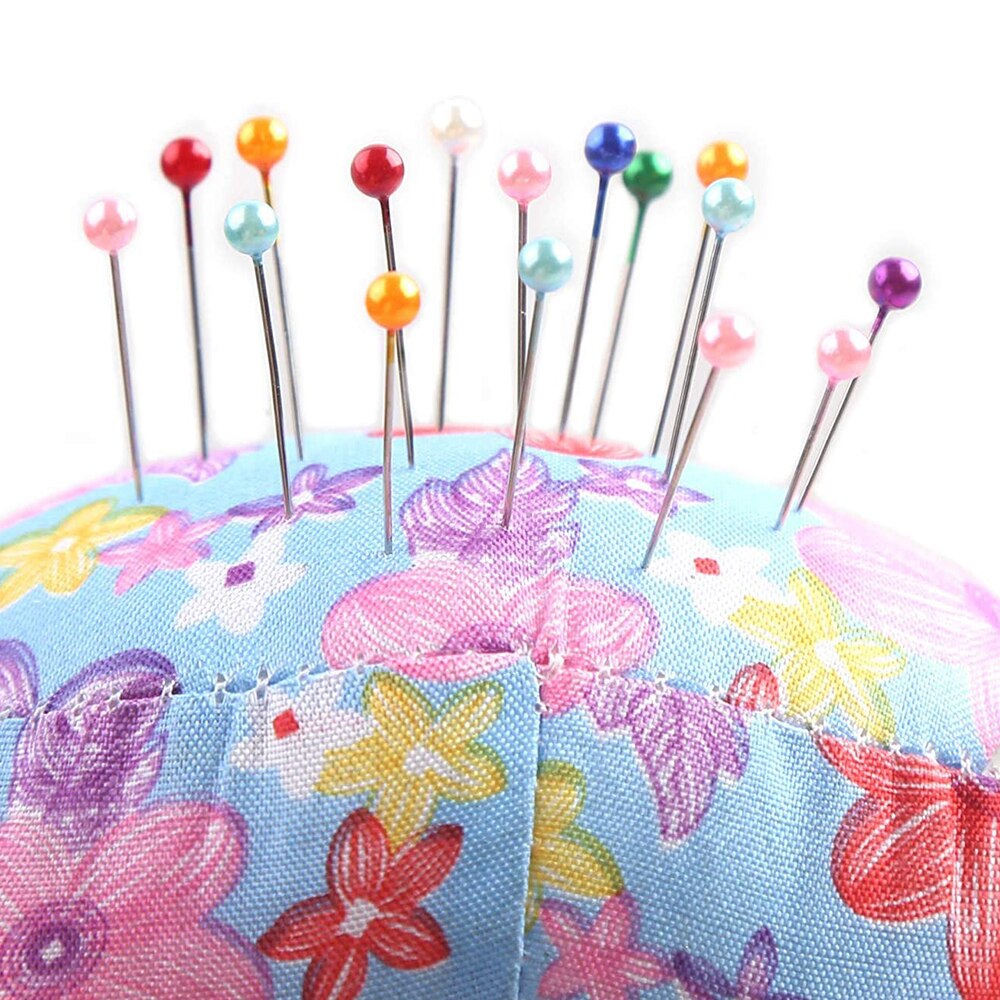 40Pcs Multicolor Naaien Pinnen 38Mm Plastic Parel Hoofd Naald Pins Quilten Spelden Voor Dressmaking Diy Naaien Ambacht gereedschap