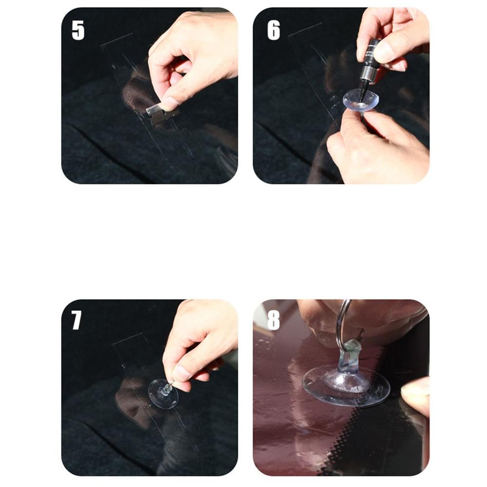 Windshield Repair Kit Car Window Repair Polishing Windscreen Glass Renwal Tools Auto Chips Crack Restore Fix Kit