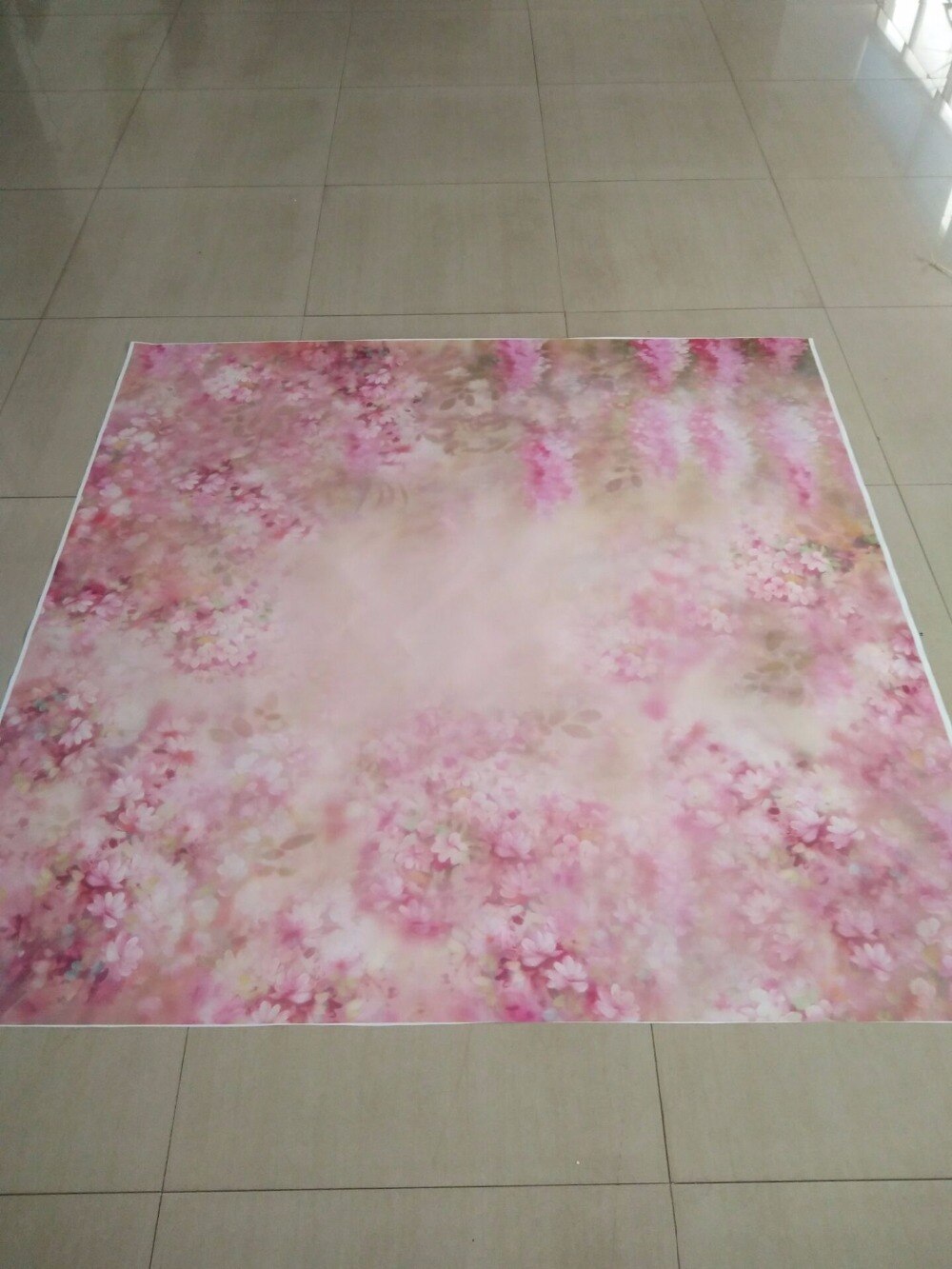 Vinyl Photography Backdrops Fantasy Floral Pink Flowers Photo Background Computer Printed Newborn Baby Backdrop Photo Studio