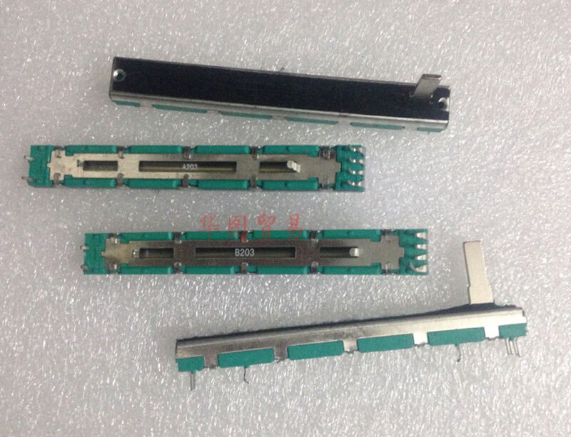 7.5 cm double straight slide potentiometer A203 A20K 10PCS