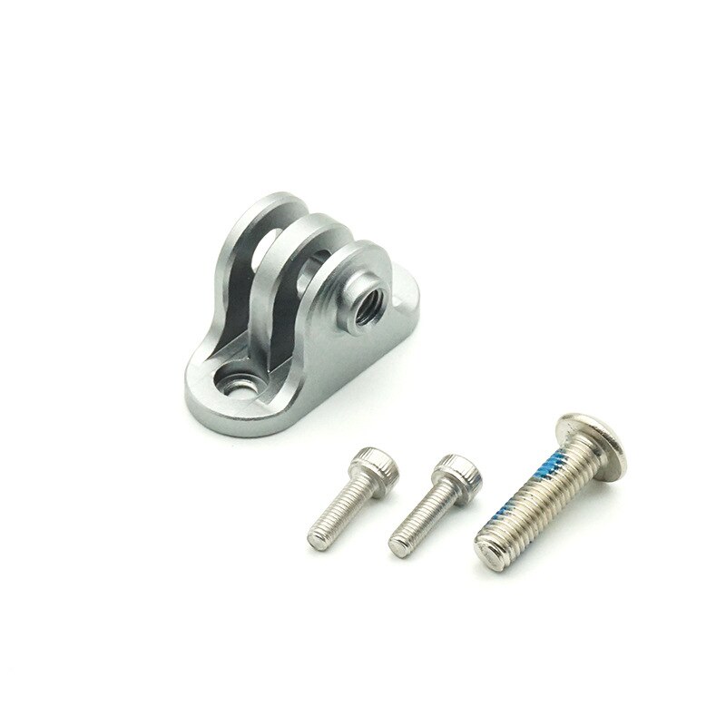 Adaptateur de caméra de vélo GoPro pour Garmin Bryton iGPSPORT, GPS, ordinateur, support combiné, pièces de guidon de vélo: Silver