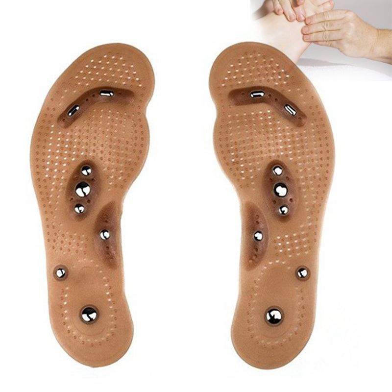Semelles de Massage pour hommes et femmes, thérapie magnétique, perte de poids, favorise la Circulation sanguine, aimant pour les pieds, soins de santé