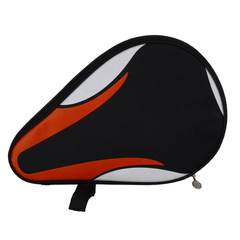 Funda de raqueta de tenis de mesa tela Oxford impermeable a prueba de polvo cremallera anillo de acero Ping Pong Bat bolsa de almacenamiento