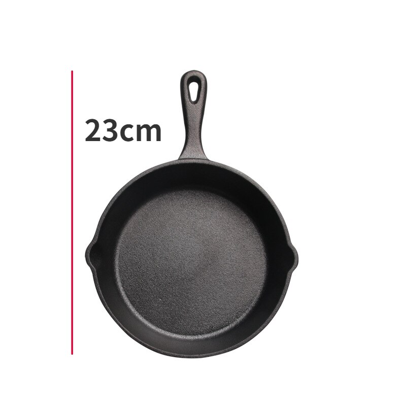 Cast Iron Frying Pan Frying Pan Uncoated Non-stick Pancake Hand Pancake Pancake Pan Pizza Pan 48cm: 23cm