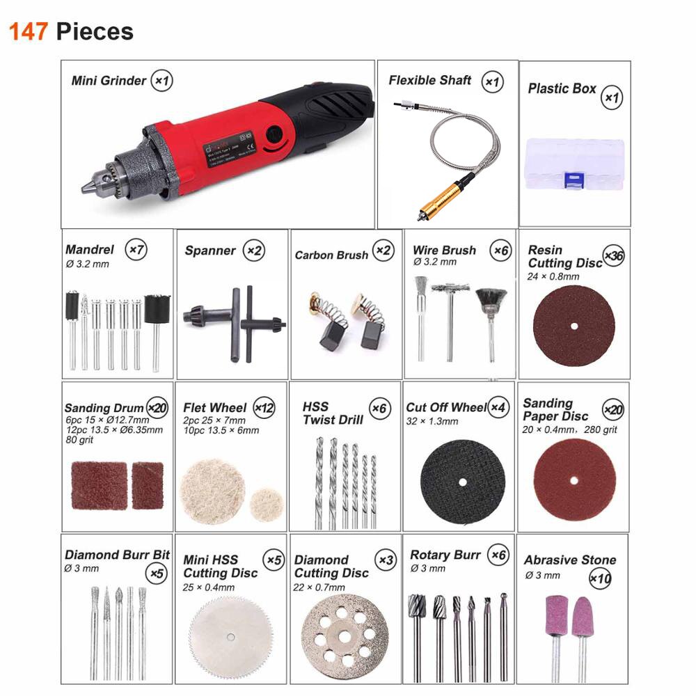 Goxawee 220V Elektrische Grinder Elektrische Boor Stiftslijper Dremel Stijl Graveren Mini Boor Gereedschap Polish Boren Machine