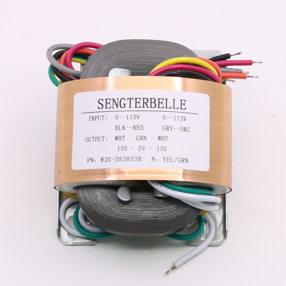 30VA hallo-end-R-core kupfer transformator für preamp/kopfhörer/dac/verstärker/phono dual 6V 9V 12V 15V 16V 18V 24V