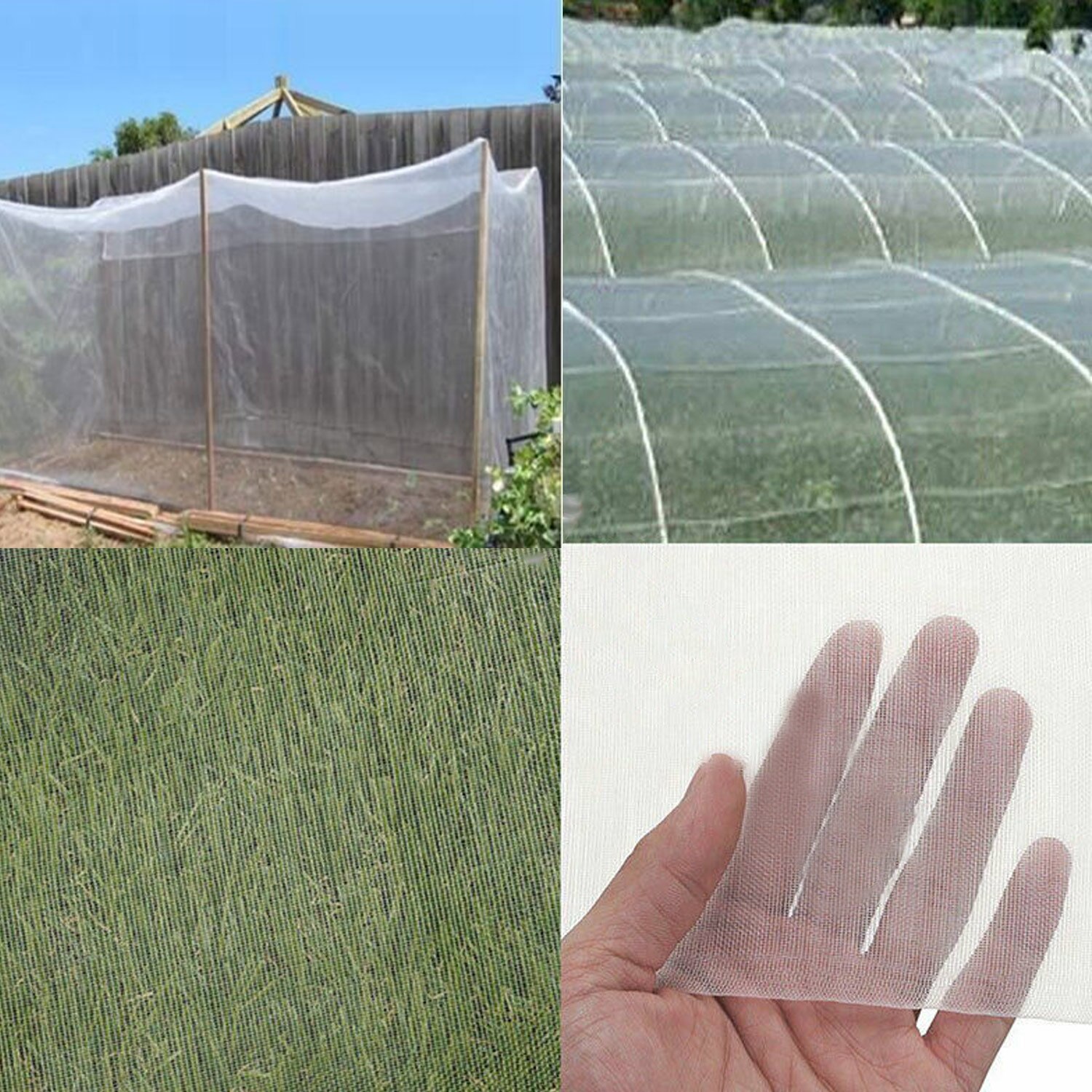 Filet anti-insectes 40 mailles | Filet Anti moustiques à oiseaux, barrière antiparasitaire, filet pour jardin, légumes, Fruits, plantes, verger de jardin