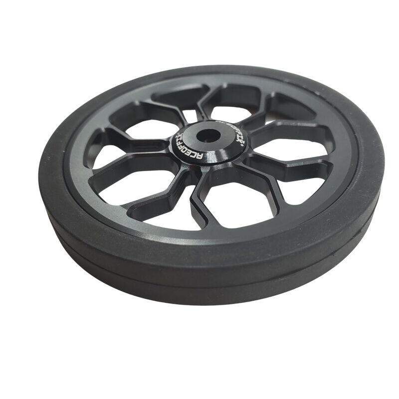 Aceoffix-rueda de empuje de gran tamaño para bicicleta, rueda fácil de 80mm para Brompton, 1 par