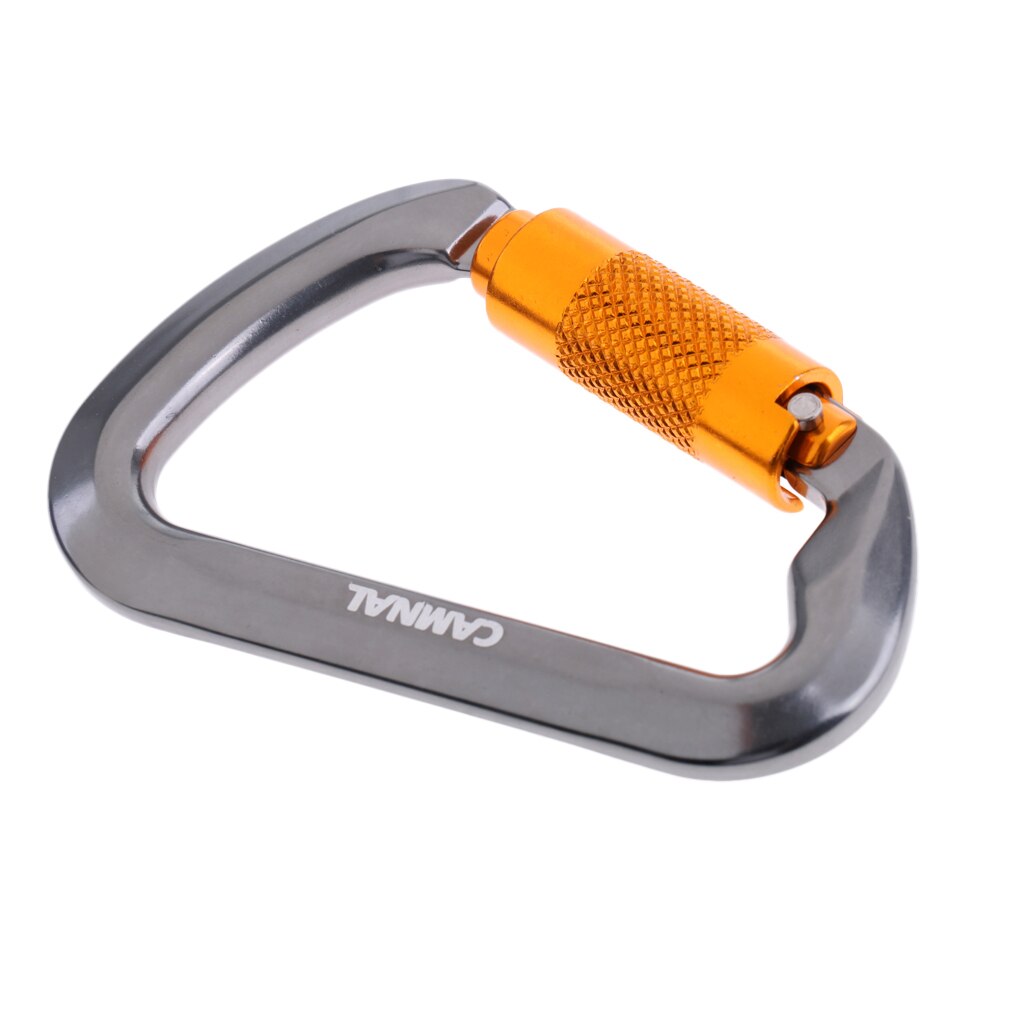 25KN Twist Gate D Karabijnhaak Auto Vergrendeling Karabiner Voor Rotsklimmen Alpinisme Valbeveiliging-Ce Gecertificeerd