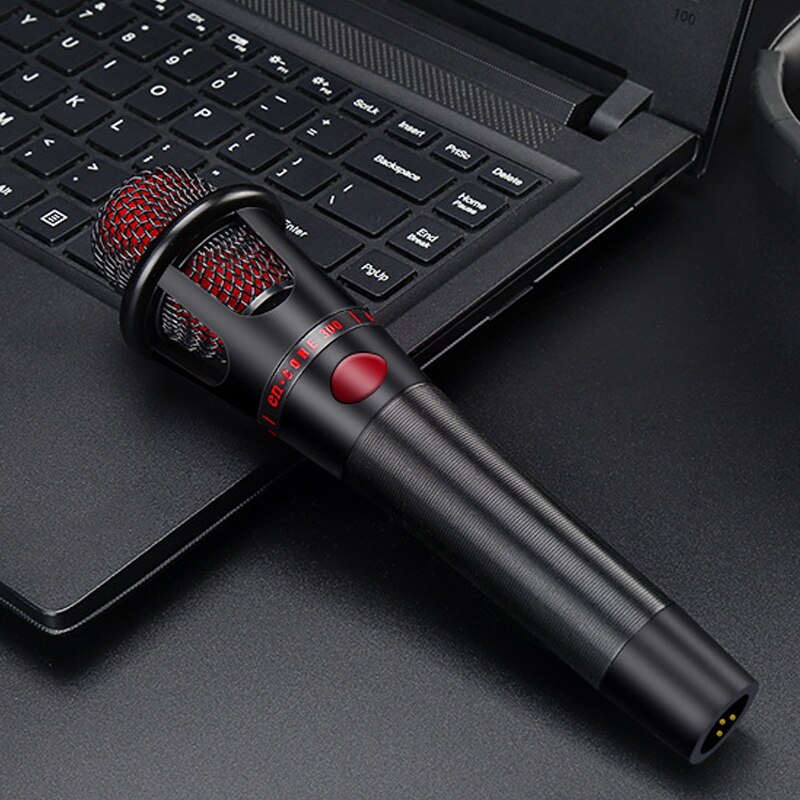 Condenser Microphone Cardioid Pointing Microphone Intelligent Noise Reduction For Singing, Conference, Live Broadcast