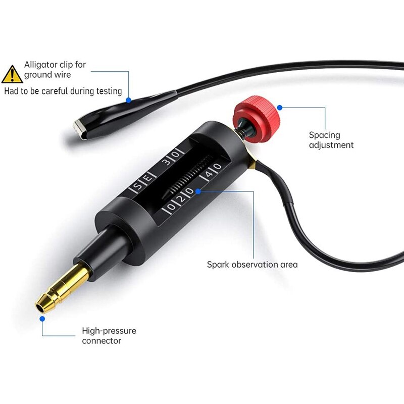Bougie Tester Verstelbare Bobine Tester Coil-On Plug Ontsteking Vonk Circuit Tester Auto Diagnostische Test Tool