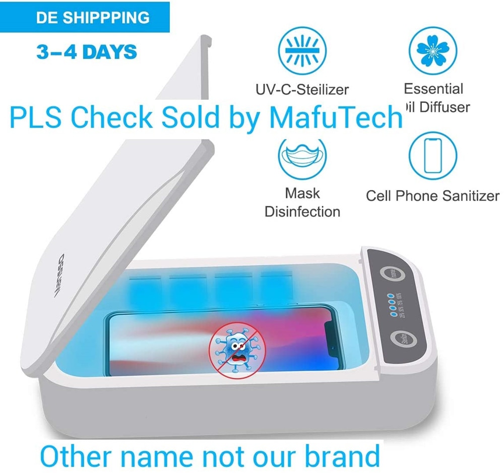 Smarttelefon uv lys desinfiseringsmiddel mobiltelefon sterilisatorboks rengjøringsmiddel aromaterapi funksjon desinfeksjonsmiddel til alle iphone android mobiler