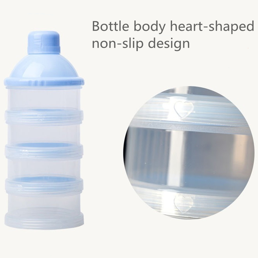 Distributeur Portable de lait en poudre, récipient de stockage des aliments, boîtes d&#39;alimentation pour bébés enfants en bas âge 4/5 grille boîte de stockage des aliments pour bébés