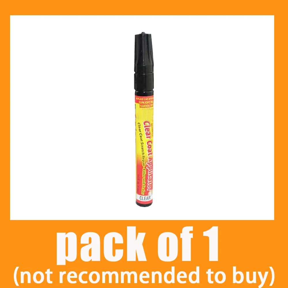 Penna per riparazione graffi auto Penna per ritocco Penna per pittore Riparazione superficiale Applicatore professionale Dispositivo per rimozione graffi trasparente per auto di qualsiasi colore: marrone