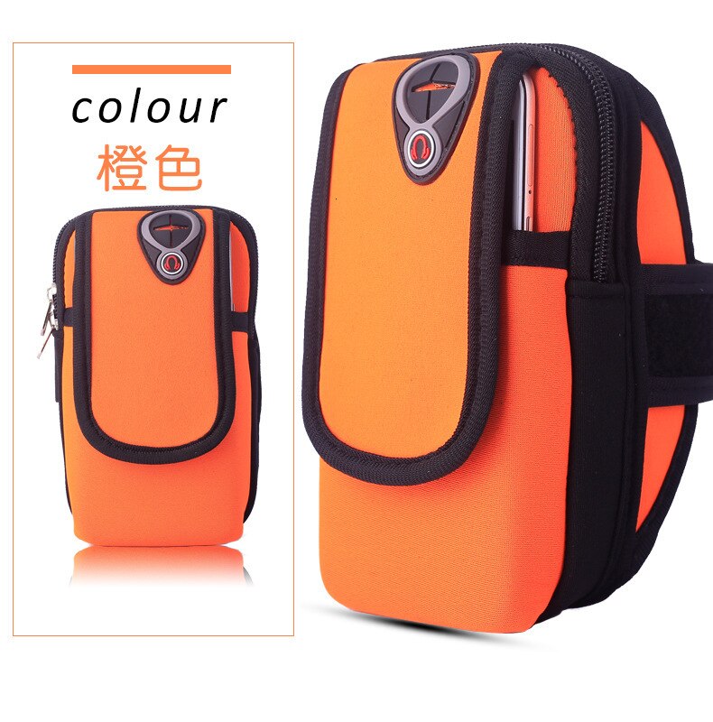 Esportes de Serviço Armband Bolsa Case Capa armband Correndo Universal Esporte Braço saco Do Telefone Titular do telefone celular À Prova D' Água Esporte Ao Ar Livre: orange