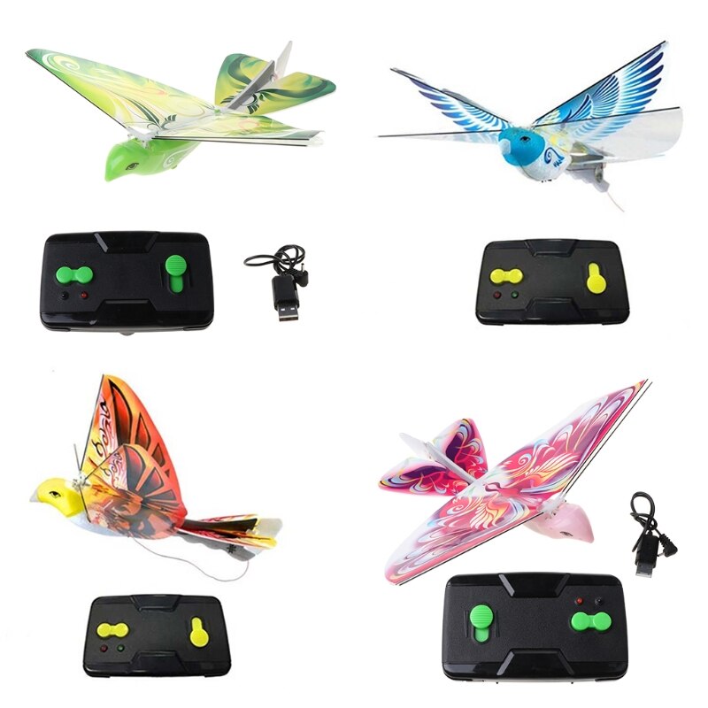 Oiseau bionique à aile volante télécommandé 2.4G, jouet d&#39;oiseau de Simulation à battement, pour enfants