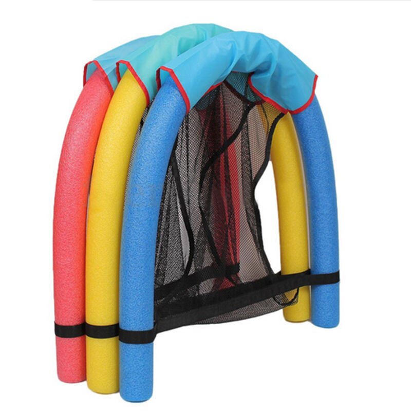 Svømning flydende stol vandsæde seng flydende skum stick mesh swimmingpool flyde forsyninger til voksne børn elever