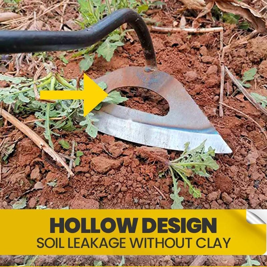 All-Staal Gehard Hollow Schoffel Handheld Wieden Hark Planten Plantaardige Boerderij Tuin Landbouw Tool Wieden Accessoires