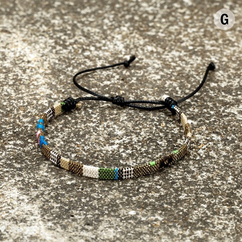 Vrouwen Mannen Regenboog Armband Bangle Chain Rainbow Couple Charms Sieraden: G