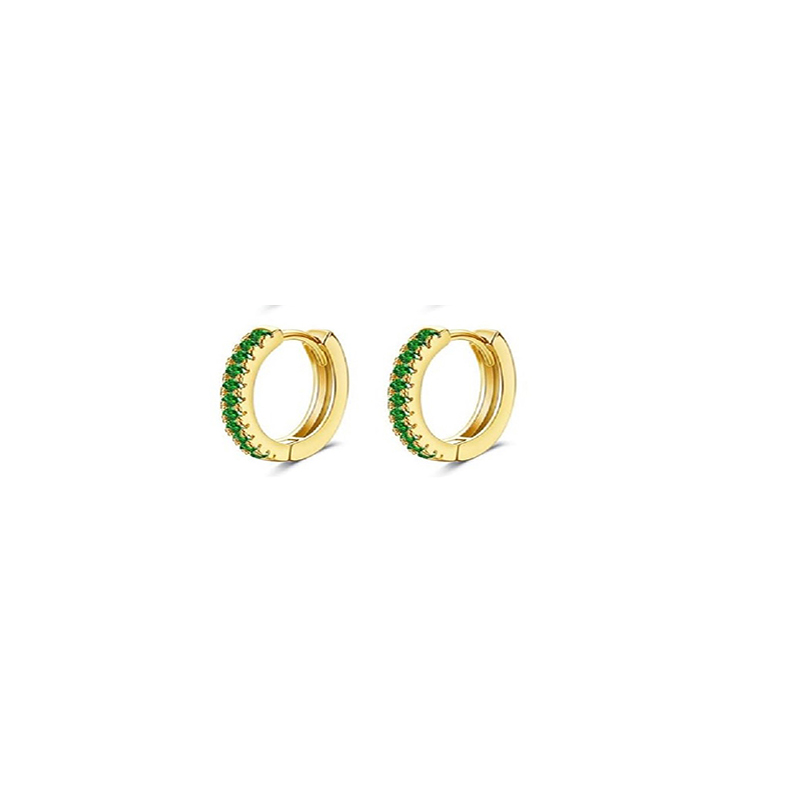 2 uds. Pendientes delicados de acero inoxidable con parte posterior plana para mujer, pendientes de cartílago de , pendientes de aro pequeños Huggie, joyería: PLATEADO