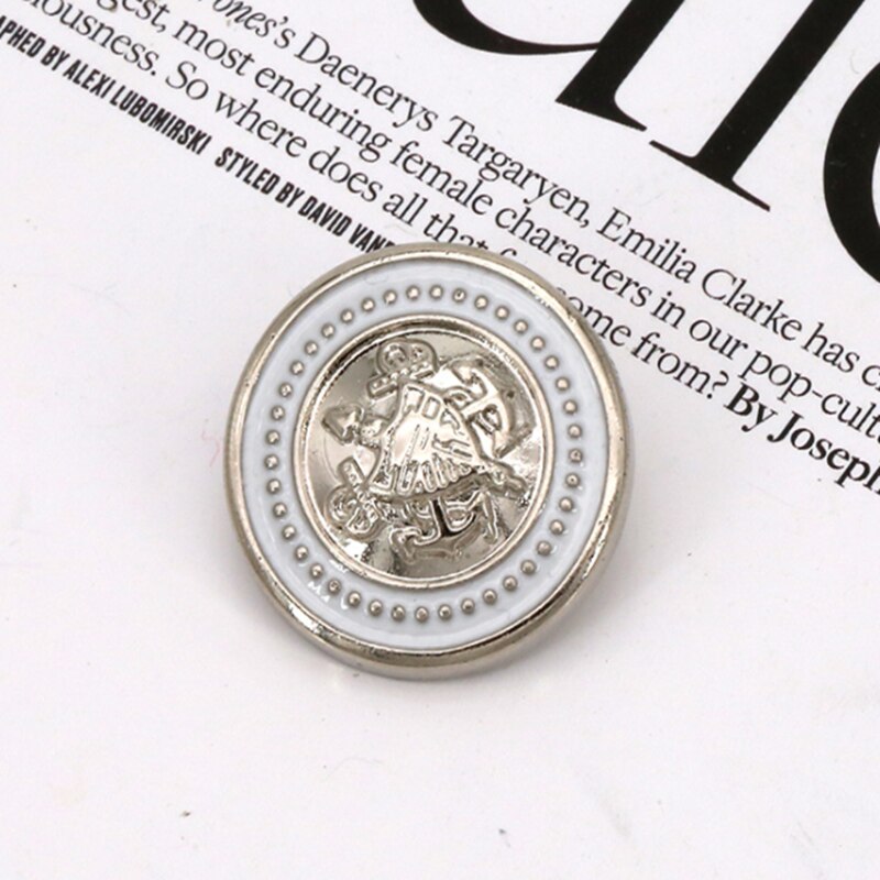 Boutons ronds en cuivre et cuir, 10 pièces, 15/18/20/25mm, pour vêtements, veste, Jeans, boutons métalliques, vêtements, accessoires de couture