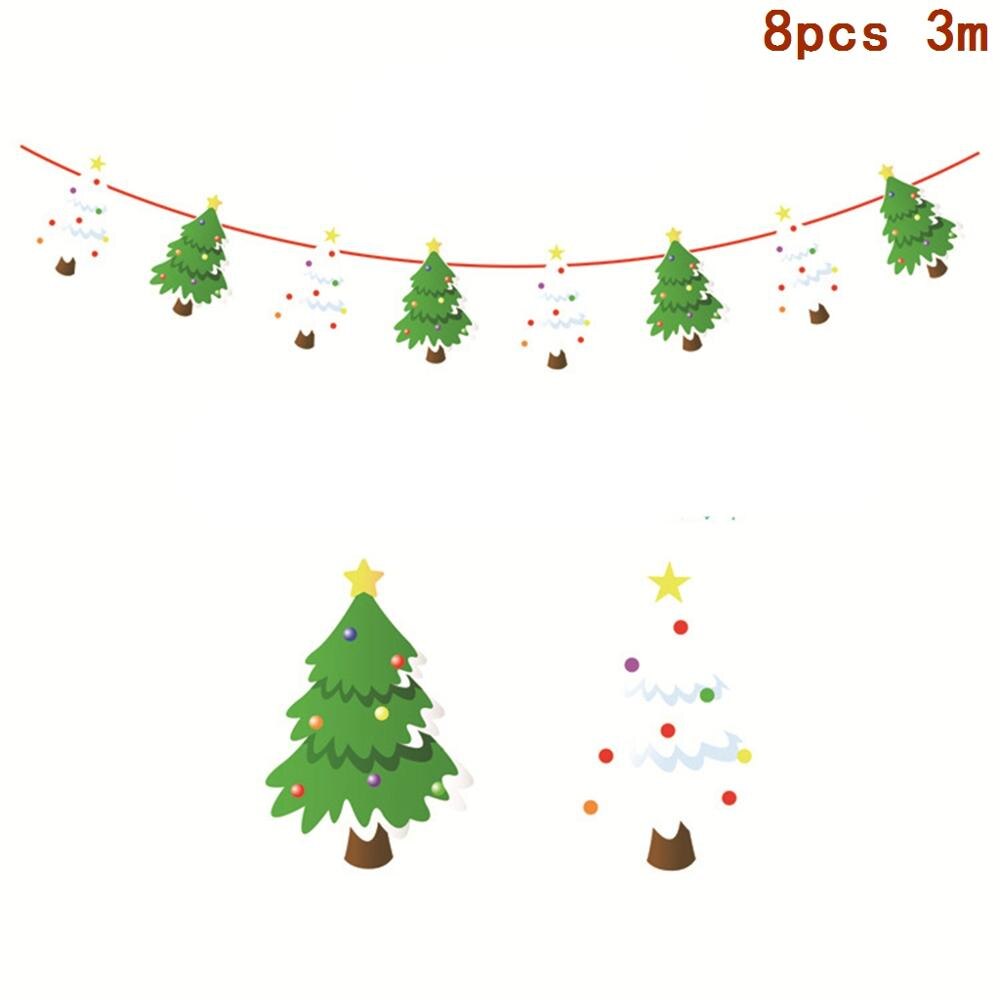 3m krans jul banderoller jultomten banderoll snögubbe älg flagga xmas trees banderoller dekor god jul inredning för hemmet: Mörk khaki