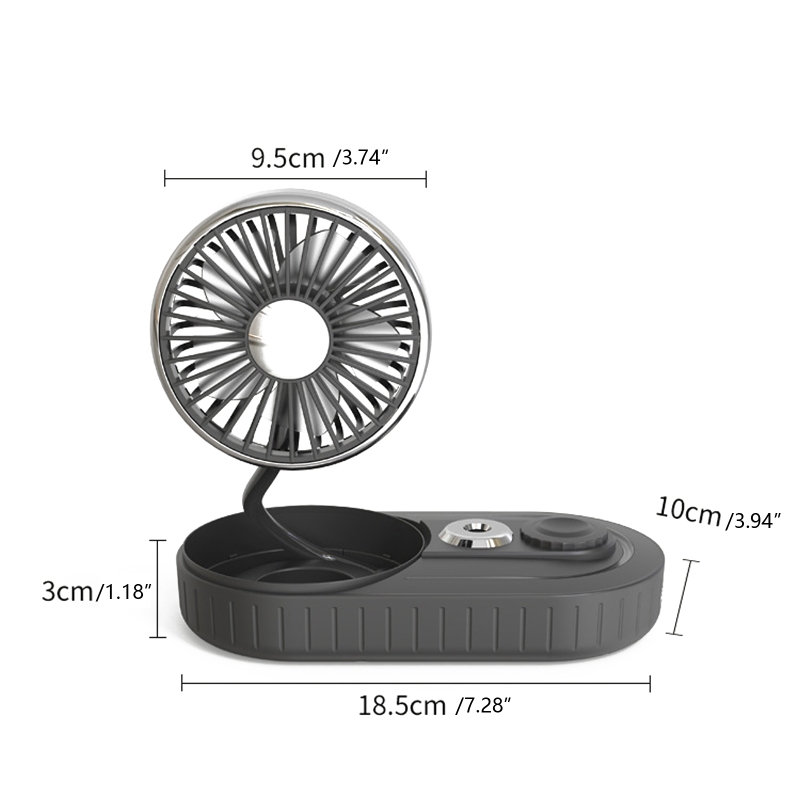 Mini Handheld Water Mist Fan Stille Elektrische Desktop Air Cooling Gadget Oplaadbare Batterij Fans Voor Auto Buiten