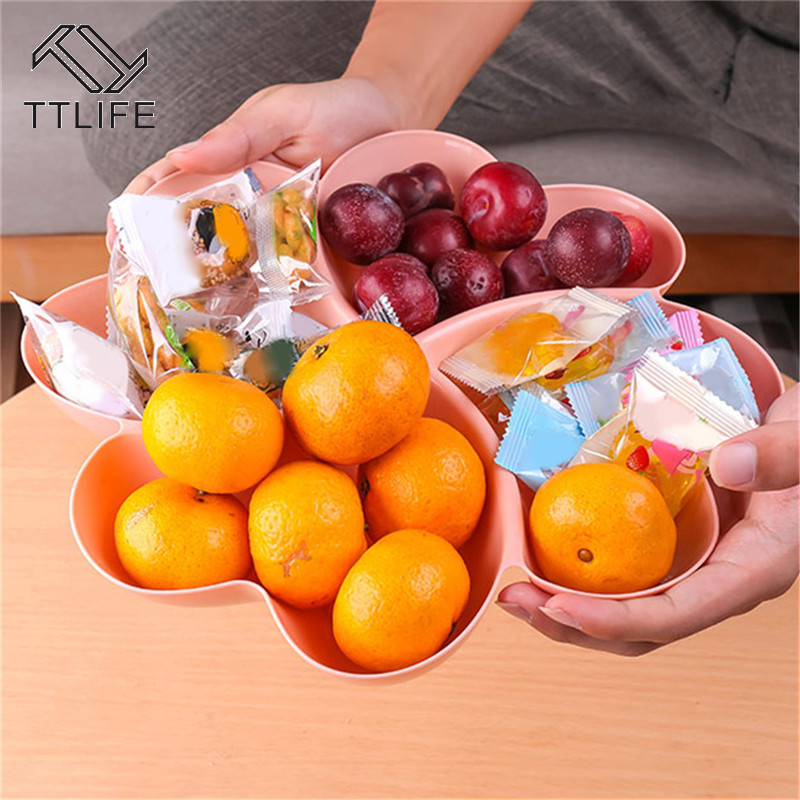 Hartvormige fruitschaal, serveerschaal, borden, opbergdoos, bakje voor snacks, noten, desserts, plastic kerstbord