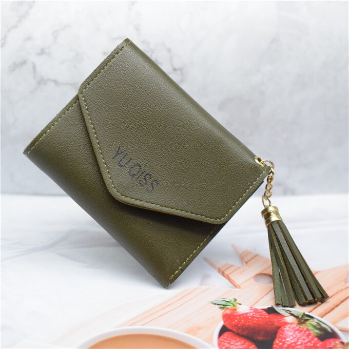 Portemonnee dames/heren pu leer rood/zwart/grijs/groen/paars/roze dames portemonnee slanke dames portemonnee kaarthouder hoesje: Groente