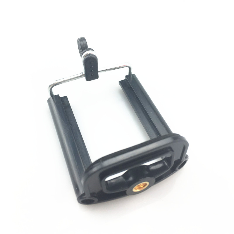 Supporto per Clip per telefono cellulare con attacco a treppiede universale con foro filettato 1/4 supporto per treppiede con rotazione 360 per iPhone Xplus Samsung Xiaomi Huawei: Clip