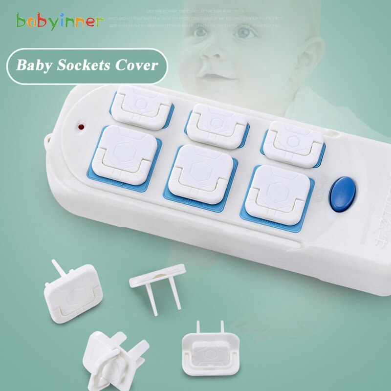 Babyinner 40Pcs Baby Sockets Cover Beveiliging En Elektrische Shock-Proof Outlet Plug Abs Materiaal Outlet Veiligheid Protector