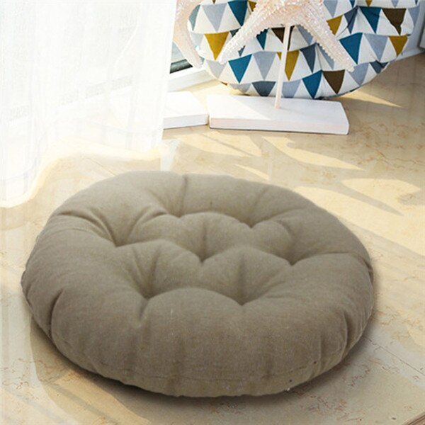 40Cm Modern Lounger Minimalism Floor Cushions Round Comfortable Print Flower Seat For Kids Home Office Soft Pillow: 16