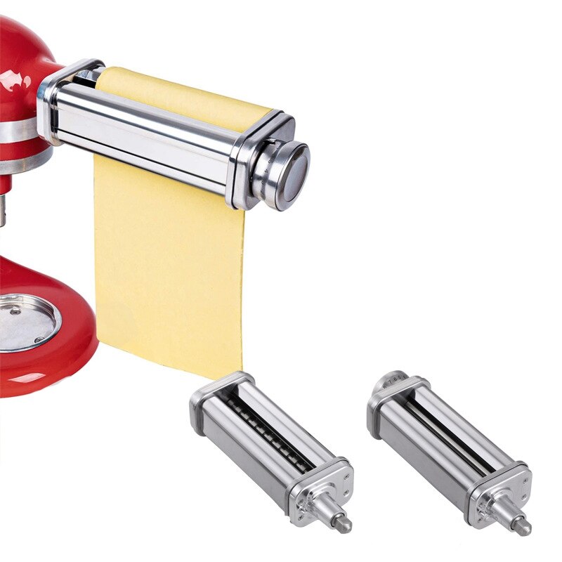Pasta Maker Stainless Steel Pasta Spaghetti Roller Stand Type Mixer Noodle Press Attachment Kitchen Tool
