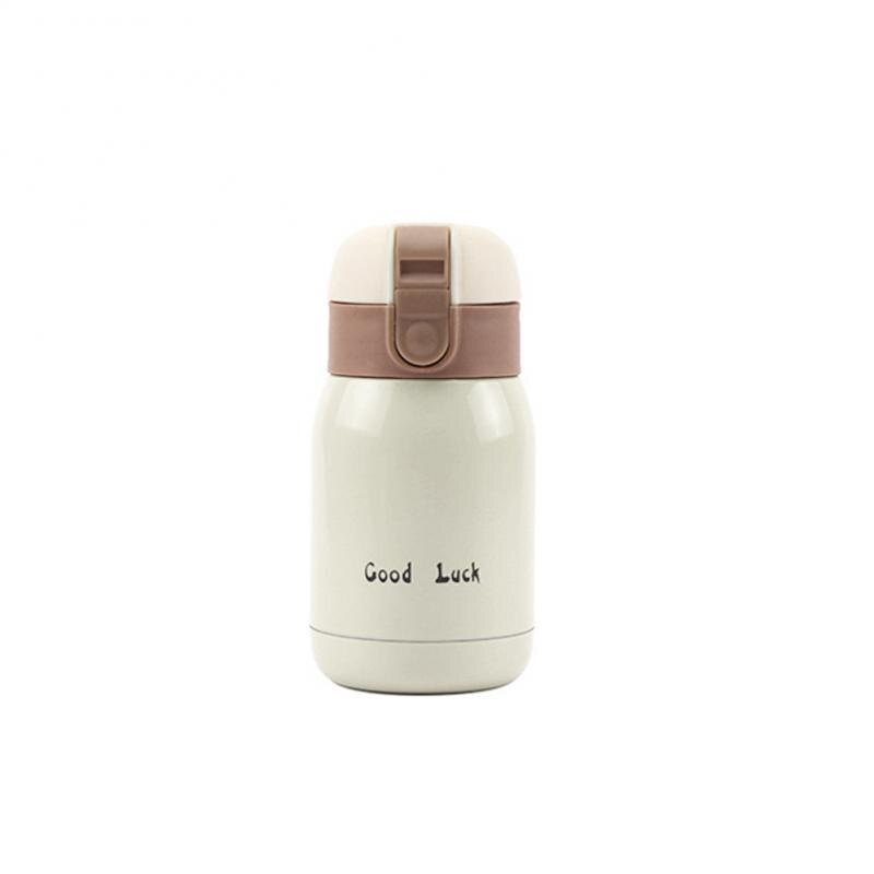 Nueva , Mini taza de café portátil que rebota de acero inoxidable, taza de vacío de para el coche, termo de viaje a prueba de fugas: Rosa
