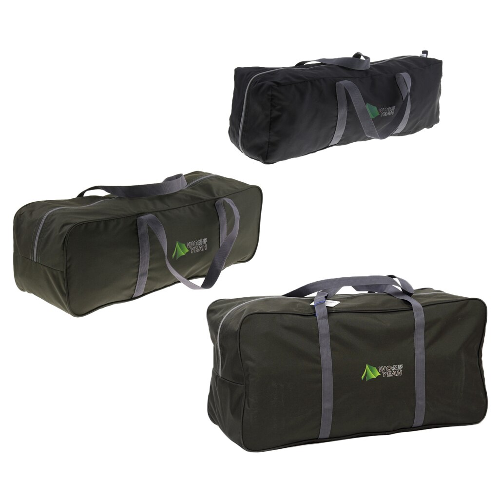 Outdoor Travel Duffel Bag 300D Waterproof Oxford Cloth Storage Bag Camping Equipment Zipper Storage Bag