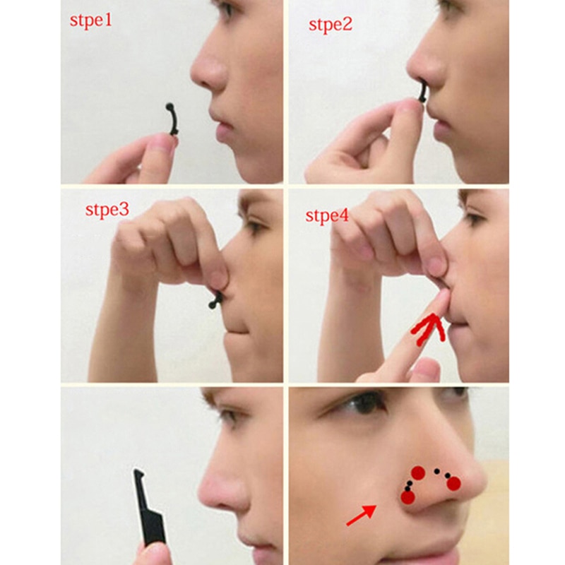 3 par skønhed næse klip corrector massage værktøj næse op løfte formning klip klipper shaper bro udretning ingen smerter 3 størrelse
