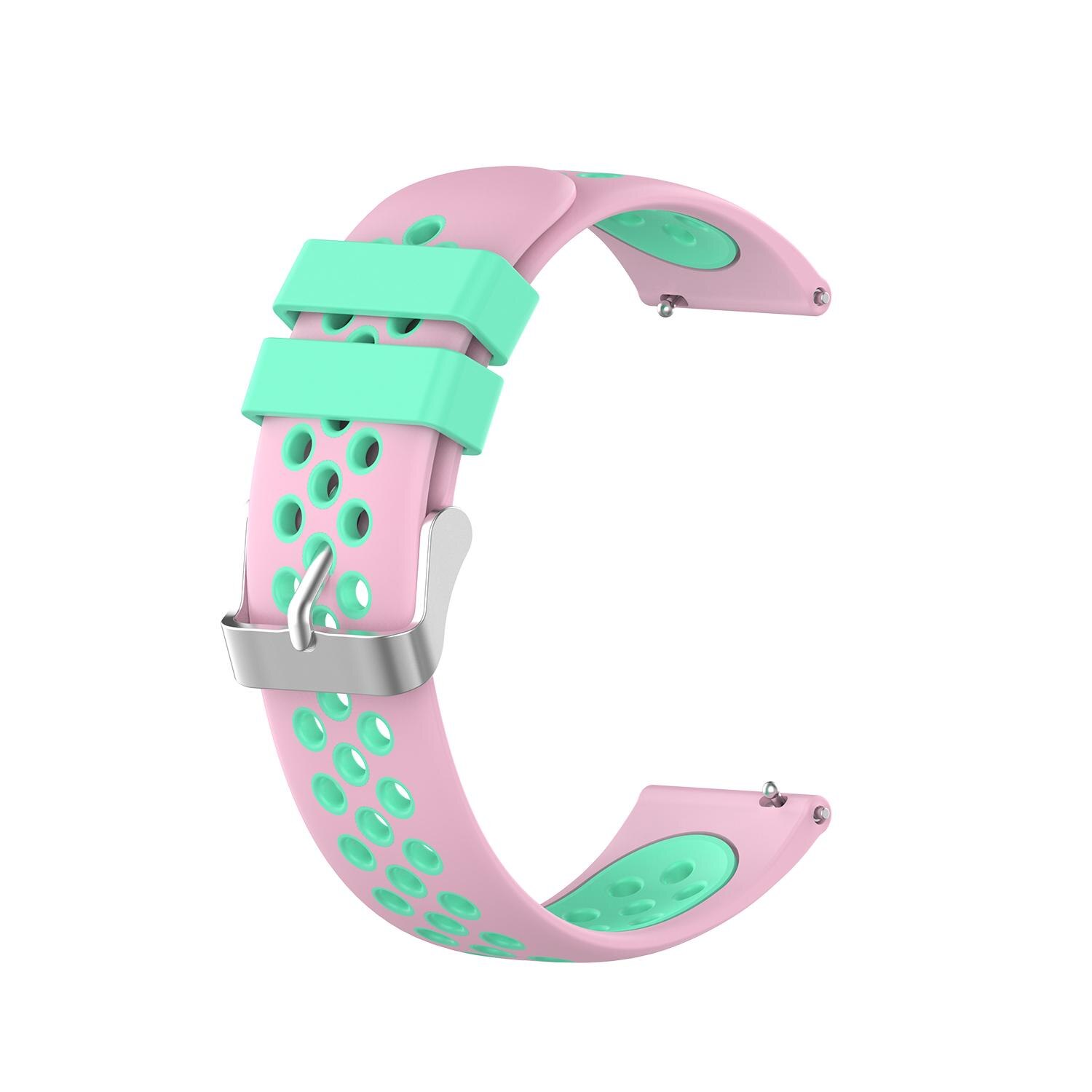 20mm Two-color Watch Strap For Samsung Galaxy Watch Active 2 Sport Silicone Smart Wristbands For Galaxy Watch Active 2 Strap: 01