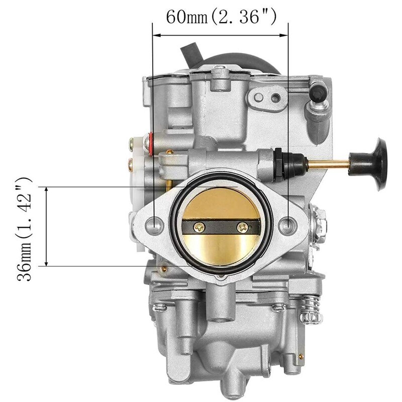 Carburateur pour ATV Yamaha 1987-1990 &amp; 1992-1995/350 YFM350, 1987-2004 Warrior 350 YFM350, 1996-1998 Kodiak 400 YFM40