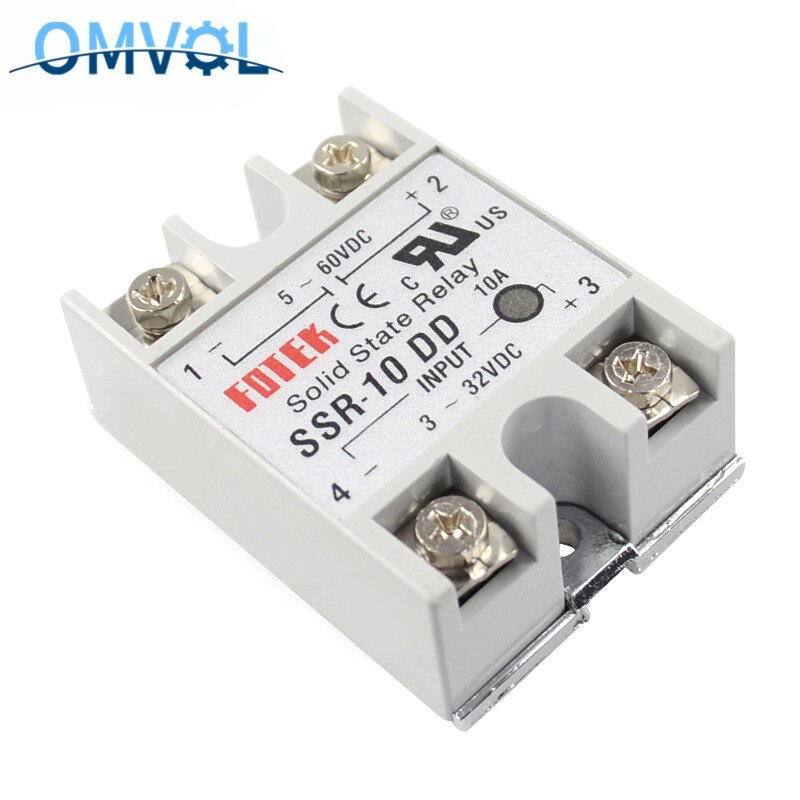 1 st fotek ssr -10da tillverkare 10a ssr relä,ingång 3-32 vdc utgång 24-380 vac ssr -10aa ssr -10dd