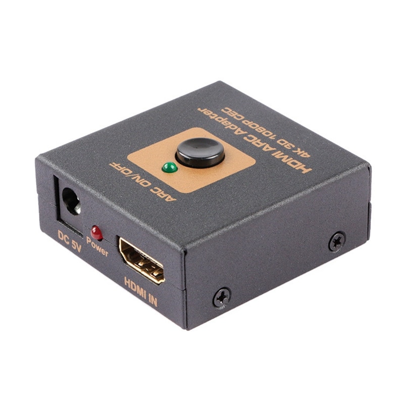 Convertidor de adaptador Hdmi Arc a Hdmi y óptico o 4K 3D 1080P: Default Title