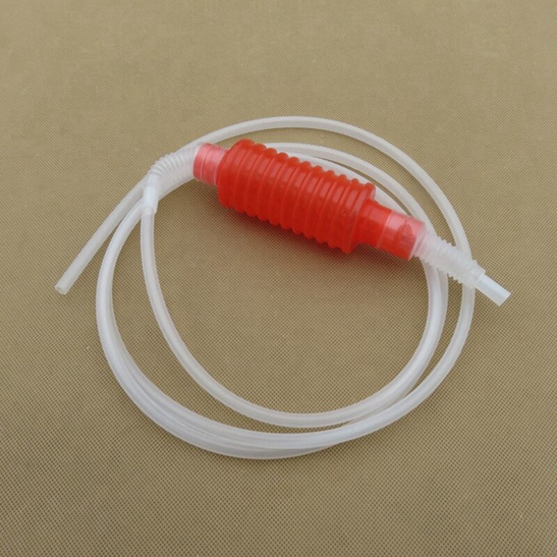 2X 2 Meter Red Syphon Tube Hand Fuel Pump Gasoline Siphon Hose Gas Oil Water Fuel Transfer Siphon Pump For Water