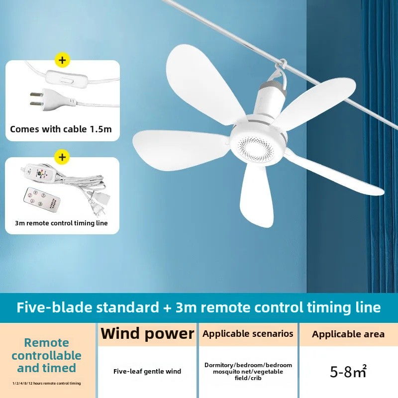 Liten veggmontert elektrisk vifte for hjem og studenthjem, ingen boring nødvendig, ideell for veggdekorasjon på baderom og kjøkken: Lysegrå