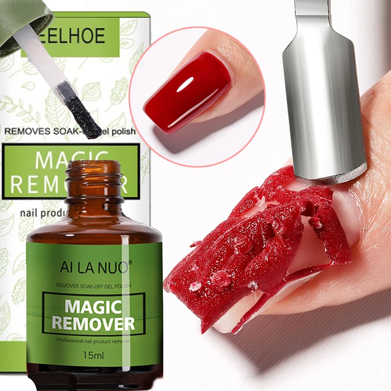 3-5 min. hurtig fjerner magisk fjerner gel neglelak 15ml soak-off uv led burst fjerner rensemiddel neglekunstværktøj manicure rensemiddel