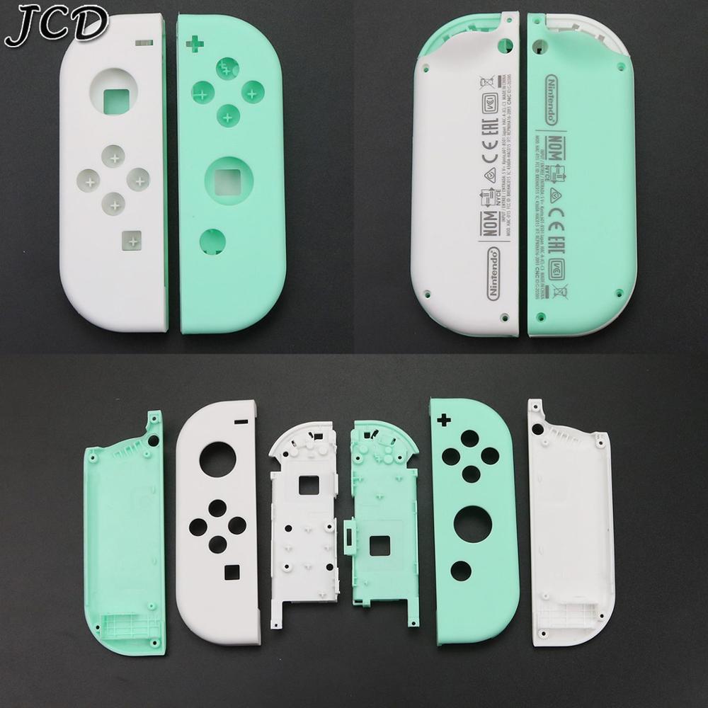 JCD Housing Shell For Nintend Switch Animal Crossing Console JoyCon Replacement for Nitendo Switch Protective Case: L