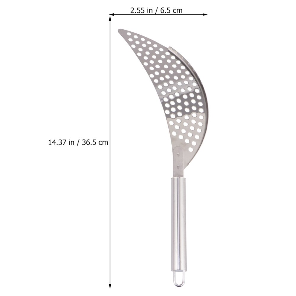 1pc Draining Sieve Sickle Shape Filter Plate Kitchen Supplies Kitchen Tool for Vegetable Home Fruit